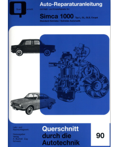 Simca 1000 Reparaturanleitung Bucheli 90
