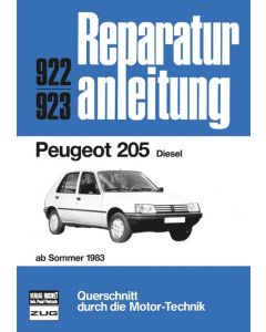 Peugeot 205 Diesel (83>) Reparaturanleitung Bucheli 922