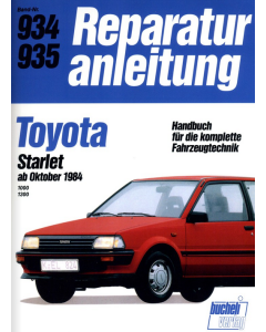 Toyota Starlet (ab 10.1984) Reparaturanleitung Bucheli 934
