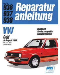 VW Golf II (86>) 1.0 Liter / 1.3 Liter Reparaturanleitung Bucheli 936