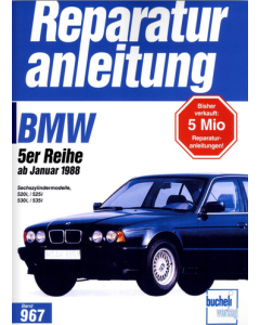 BMW 5er E34 520i / 525i / 530i / 535i (88>) Reparaturanleitung Bucheli 967