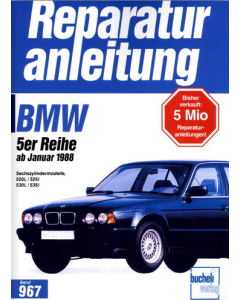 BMW 5er E34 520i / 525i / 530i / 535i (88>) Reparaturanleitung Bucheli 967