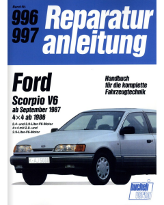 Ford Scorpio V6 (ab 09.1987 / 4x4 ab 1986) Reparaturanleitung Bucheli 996
