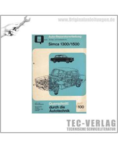 Simca 1300 / 1500 Reparaturanleitung