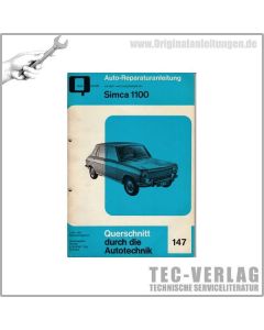 Simca 1100 (67 - 75) - Reparaturanleitung