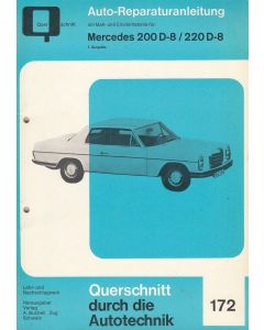 Mercedes 200 D/8 | 220 D/8 (Strich 8 / W113|114)- Reparaturanleitung