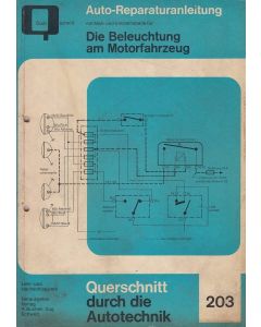 Die Beleuchtung am Motorfahrzeug - Reparaturanleitung