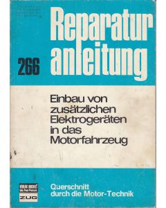 Einbau von zusätzlichen Elektrogeräten in das KFZ - Reparaturanleitung