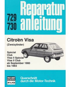 Citroen Visa Zweizylinder (1980 - 1983) - Reparaturanleitung