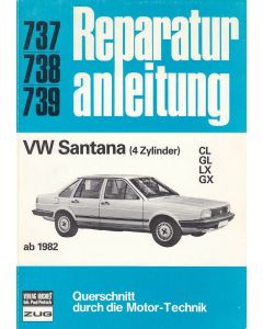 VW Santana (4 Zylinder) (ab 1982) - Reparaturanleitung