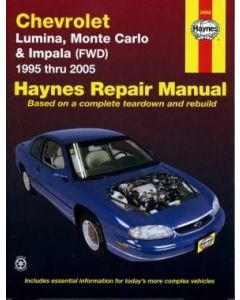 Chevrolet Lumina / Monte Carlo / Impala (FWD) (95 - 05) - Repair Manual Haynes