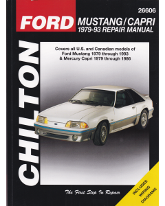 Ford Mustang (89-93) Repair Manual Chilton Reparaturanleitungen