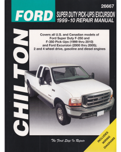 Ford Super Duty Pick-Ups Excursion (99-02) Repair Manual Chilton Reparaturanleitungen