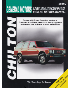 Chevrolet Blazer Jimmy Typhoon Bravada (83-93) Repair Manual Chilton Reparaturanleitungen