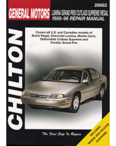 GM Lumina Grand Prix Cutlass Supreme Regal (88-96) Repair Manual Chilton Reparaturanleitungen