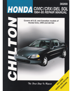 Honda CRX Civic  Del Sol (84-95) Repair Manual Chilton Reparaturanleitungen