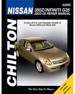 Nissan 350Z (2003-2008) Repair Manual Chilton Reparaturanleitung