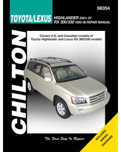 Toyota/Lexus RX330 (2004-2006) Repair Manual Chilton Reparaturanleitung