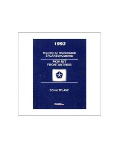 Chrysler PKW  Frontantrieb Schaltpläne (93) - Werkstatthandbuch Ergänzungsband