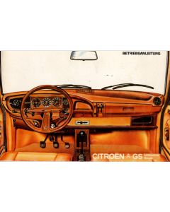 Citroen GS (1970-1979) Betriebsanleitung 