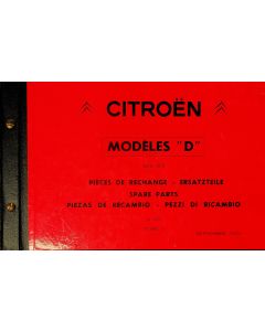 Citroen Serie D (1970-1971) Ersatzteilkatalog Super Spécial DS 20 / 21