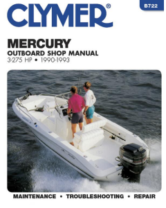 Mercury 3 275 HP Outboards (90-93) Repair Manual Clymer Werkstatthandbuch