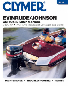 Evirude Johnson 2-300 HP Outboards (91-94) Repair manual Clymer