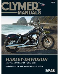 Harley Davidson FXD FLD Dyna (12-17) Clymer Repair Manual