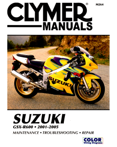 Suzuki GSX-R 600 (01-05) Clymer Repair Manual