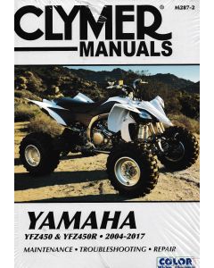 Yamaha YFZ450 YFZ450R (04-17) Repair Manual Clymer