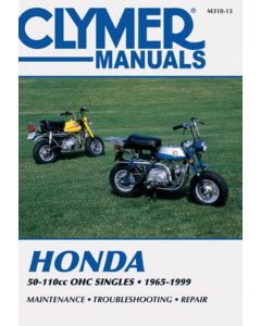 Honda 50-110cc Ohc Singles (65-99) Repair Manual Clymer 