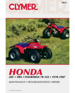 Honda ATC TRX Fourtrax 70-125 (70-87) Repair Manual Clymer Reparaturanleitung