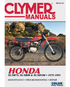 Honda XL 75 XR75 XL 80 XR80 XL100 XR100 (75-91) Repair Manual Clymer 