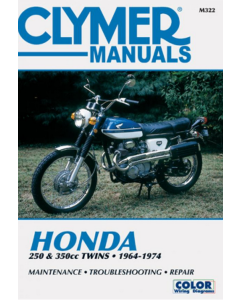 Honda CB CL SL 250-350cc (64-74) Repair Manual Clymer Reparaturanleitung