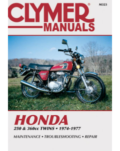 Honda 250cc 360cc Twins (74-77) Repair Manual Clymer Reparaturanleitung