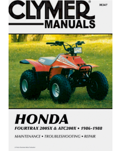 Honda Fourtrax 200SX and ATC200X (86-88) Repair Manual Clymer Reparaturanleitung