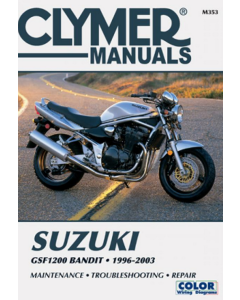 Suzuki GSF1200 Bandit (96-03) Repair Manual Clymer Reparaturanleitung