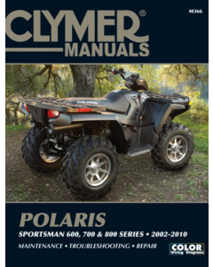Polaris Sportsman 600 700 800 (02-10) Repair Manual Clymer 