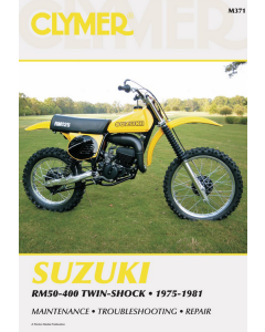 Suzuki RM 50 60 80 100 125 250 370 400 (75-81) Repair Manual Clymer 