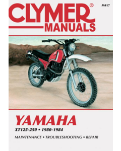 Yamaha XT 125 200 250 (80-84) Repair Manual Clymer Reparaturanleitung