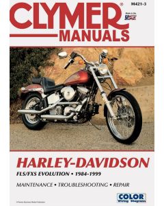 Harley Davidson FLS FXS Evolution (84-99) Clymer Repair Manual Reparaturanleitung