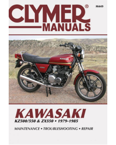 Kawasaki KZ500 550 ZX550 (79-85) Repair Manual Clymer Reparaturanleitung