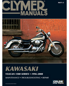 Kawasaki Vulcan 1500 Series (96-08) Repair Manual Clymer Reparaturanleitung