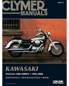 Kawasaki Vulcan 1500 Series (96-08) Repair Manual Clymer Reparaturanleitung