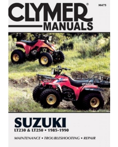 Suzuki LT230 and LT250 (85-90) Repair Manual Clymer Reparaturanleitung