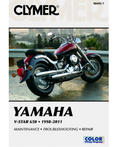Yamaha V-Star 650 (98-11) Repair Manual Clymer Reparaturanleitung