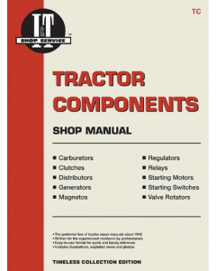 Tractor Components Repair Manual Clymer Wartungsanleitung