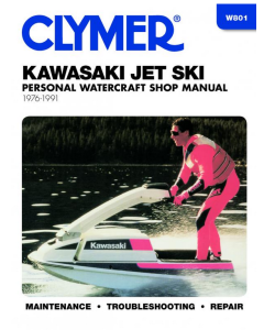 Kawasaki Jet Ski (76-91) Repair Manual Clymer Reparaturanleitungen