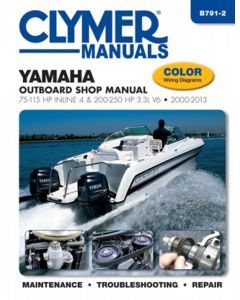 Yamaha 75-115 HP Inline 4 200-250 HP 3.3L V6 Outboard Shop Manual