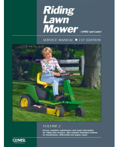 Aufsitzmäher Riding Lawn Mover 1th. Edition (92>)  Repair Manual Clymer